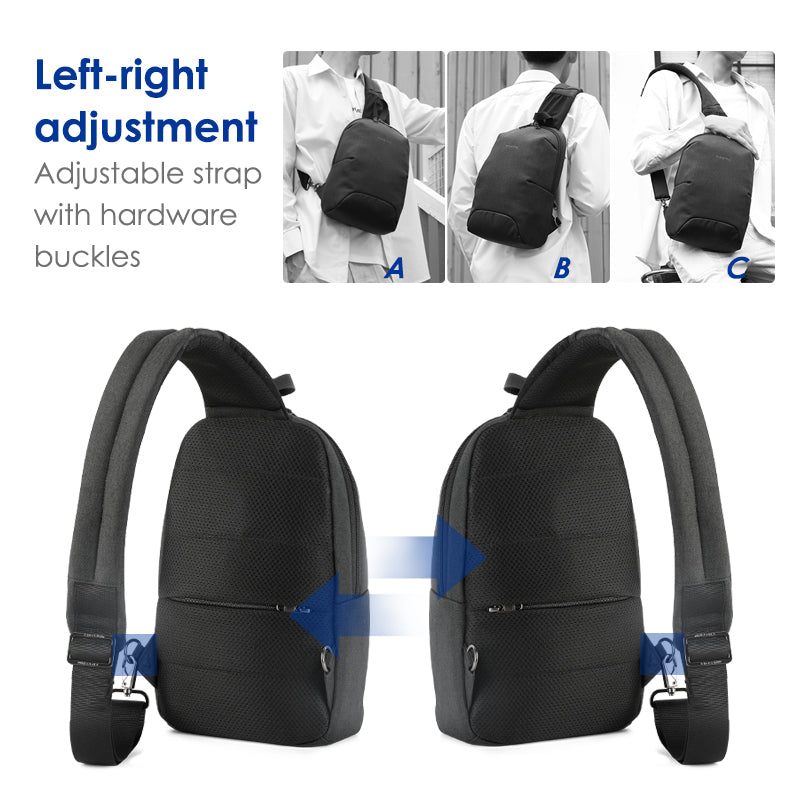 Tigernu RFID Anti theft Chest Bags Waterproof Men Light Weight Crossbody Bag Male Chest Bag Fashion High Quality Zipper