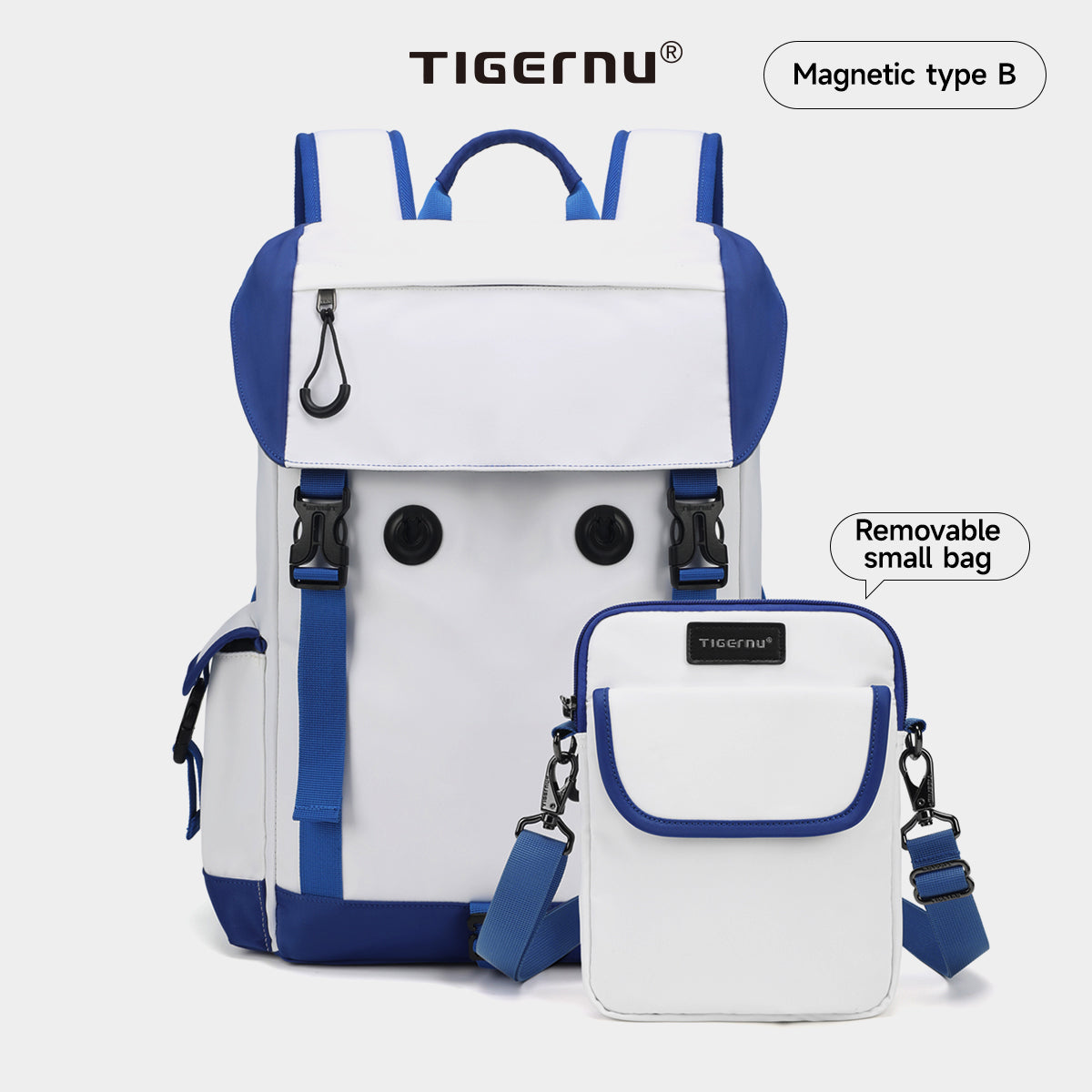 Tigernu School Backpacks For Men Bags For Removable With Shoulder Bags 14inch Laptop Backpacks Women Travel Backpack Bags Male