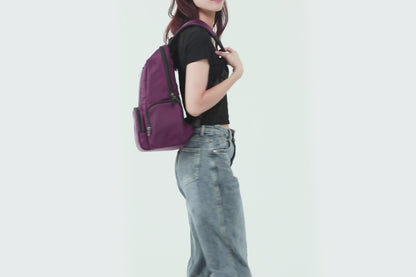 Women's laptop backpack with multiple pockets, splash proof