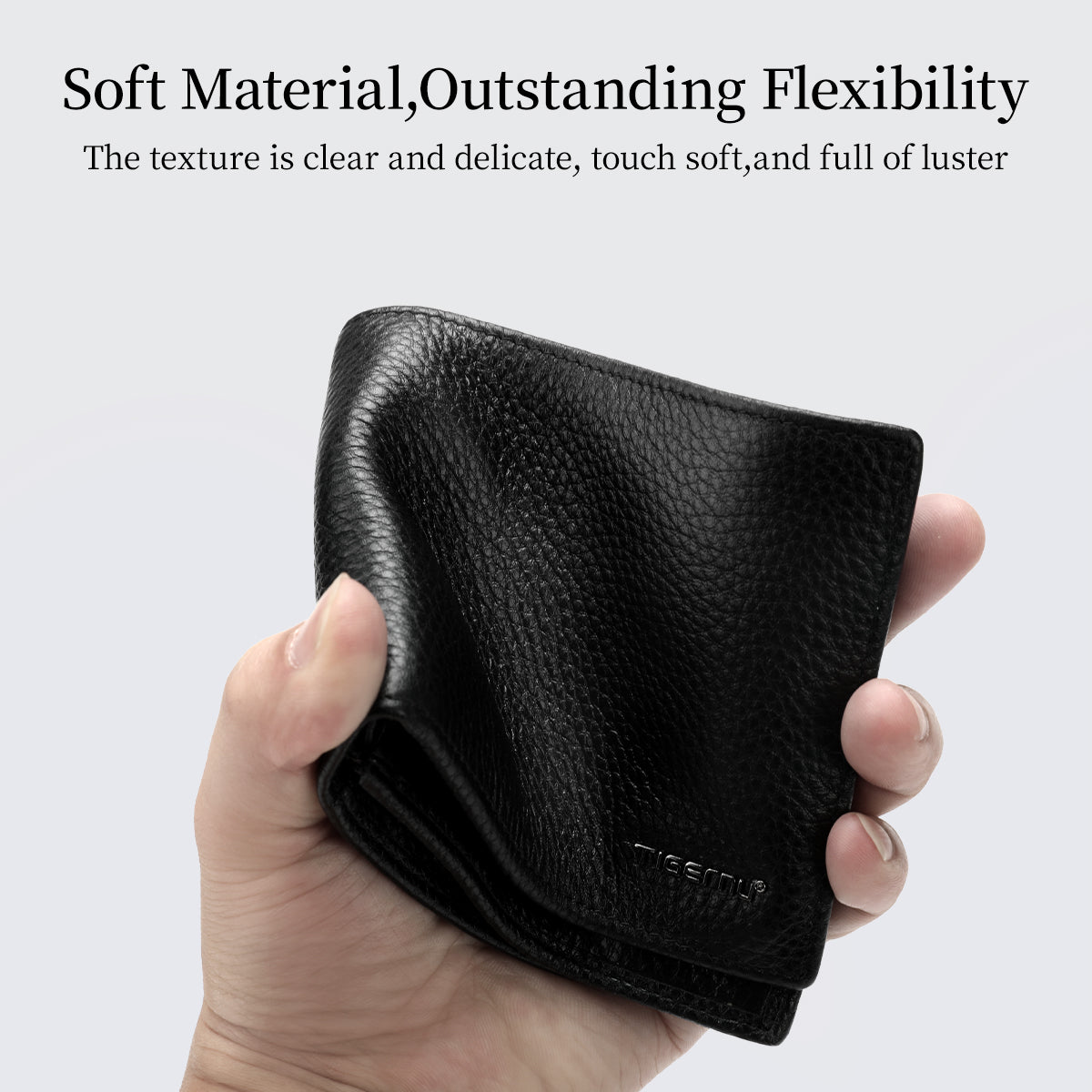 Men's Tigernu wallet 100% leather, designer card wallet, men's wallet, luxury high-quality wallet