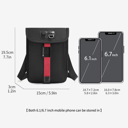 Lifetime Warranty Waterproof Men’s Shoulder Bag Fashion Lightweight Sling Bags Mini Casual Crossing Bag For Phone Banana Bag