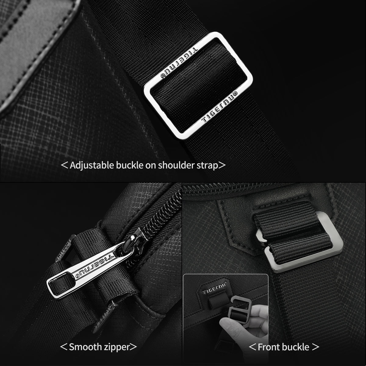 Tigernu Elite Series Anti-wrinkle Waterproof Messenger Bags for 10.2inch iPad