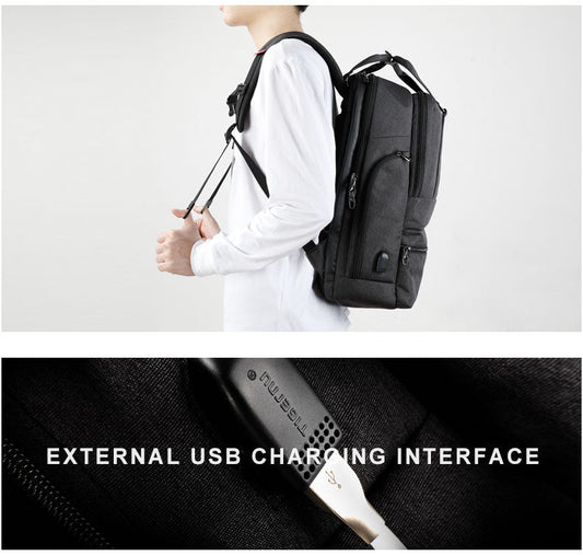 Four-Compartment Laptop Backpacks with Side Zipper Magic: TIGERNU T-B3243 Convenience Revolution