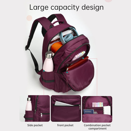Discover the TIGERNU T-B9030B ultra-lightweight laptop backpack with 21L large capacity at just 0.66KG. Features smart compartment design and premium 290D twill polyester construction for comfortable daily use.