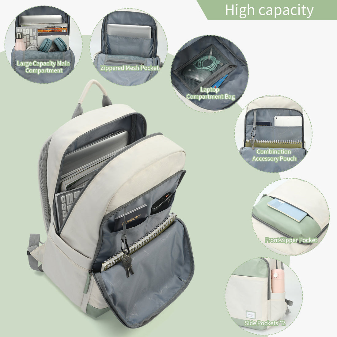 Discover how the TIGERNU T-B9520 laptop backpack revolutionizes daily organization with its 19.5L capacity, smart compartment system, and lightweight design.