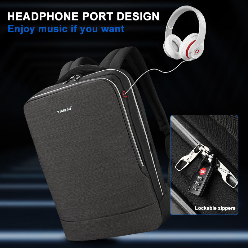 Discover why the T-B3331A laptop backpack with 15,000-cycle tested zippers, QC4.0 fast charging, and splash-proof Oxford fabric is the ultimate durability investment for students and professionals.