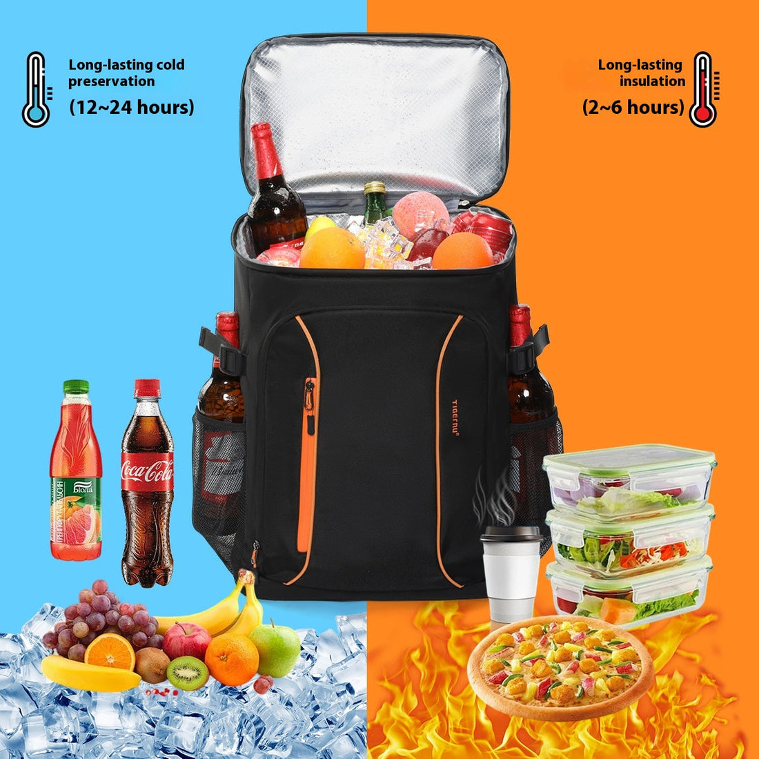 Insulated Laptop Backpacks That Keep Food Fresh: TIGERNU T-B91118 Cooler Revolution