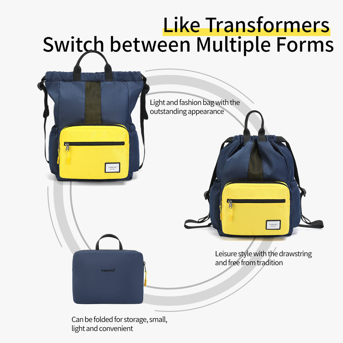 Tigernu Stowable Backpack T-S8511