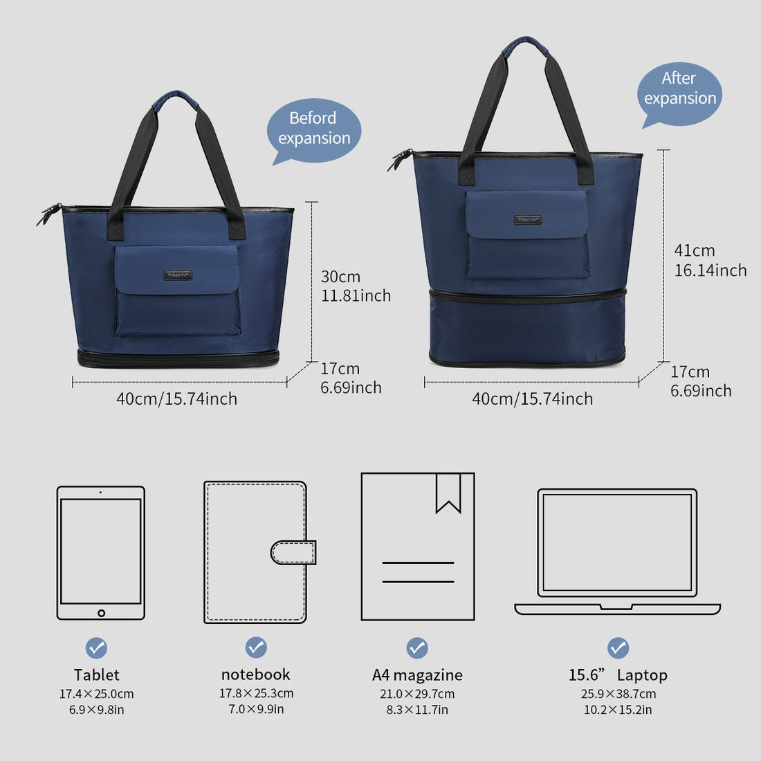 Expandable Shoulder Bag: TIGERNU T-S8395 Multi-Functional Large Capacity Complete Guide