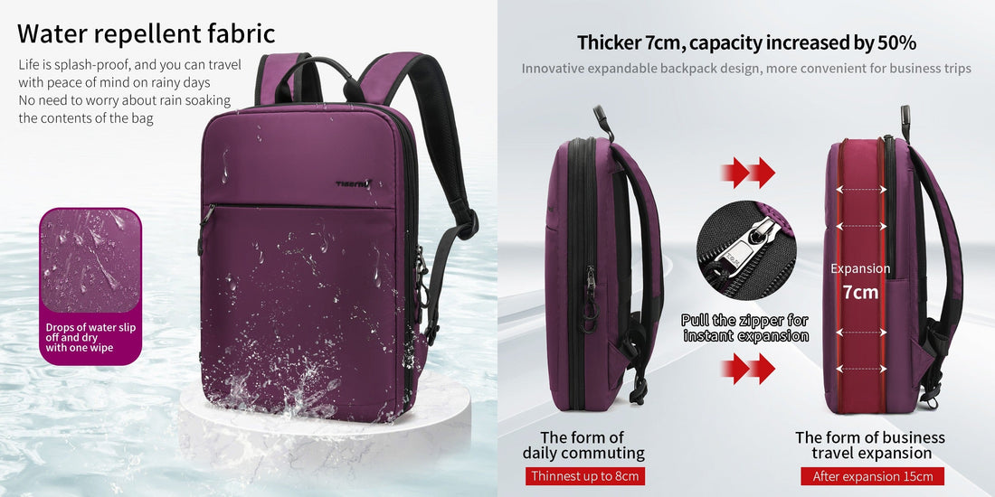 TIGERNU expandable leisure backpack
