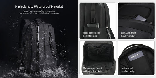 TIGERNU mochila T-B9050 com tecnologia impermeável avançada