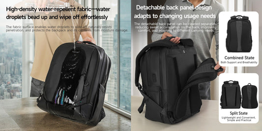 TIGERNU T-B91068 laptop backpack with USB charging port perfect for travelers shopping at crowded tourist destinations during peak season with padded laptop sleeve and anti-theft features