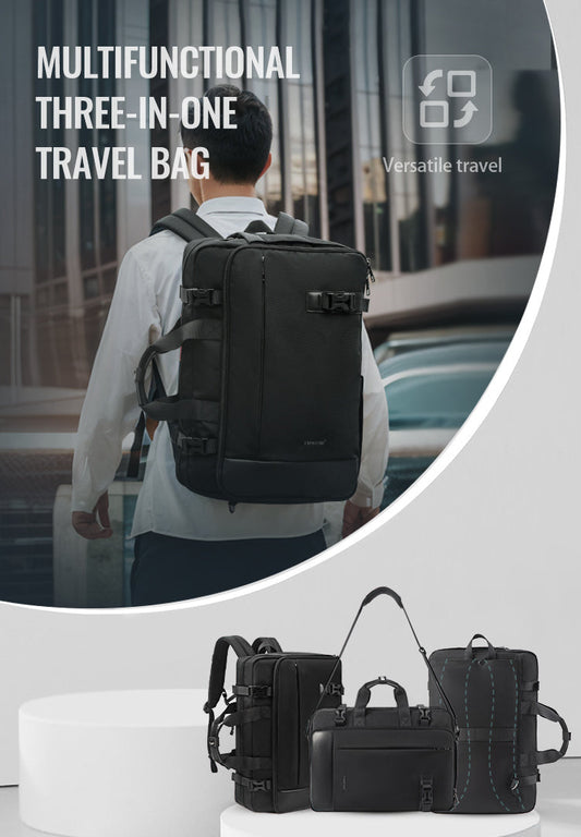 The Ideal Choice for Business Elites: TIGERNU Business Backpack with Large Capacity Multifunctional Design and Hideable Shoulder Straps