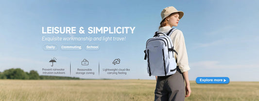 TIGERNU travel backpack with 23L capacity, dedicated 15.6-inch laptop compartment, waterproof 300D material, and multiple organized pockets — perfect for students, professionals, and daily commuters