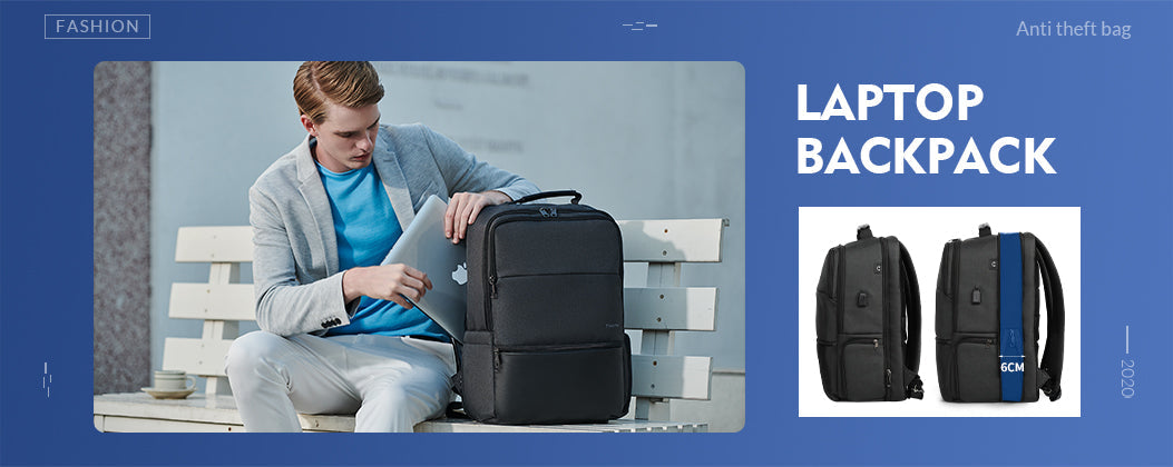 The Ultimate Laptop Backpack T-B3905 for Business Travel: Expandable, High-Capacity Design