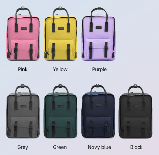 Multi-color backpack_with model T-B9016