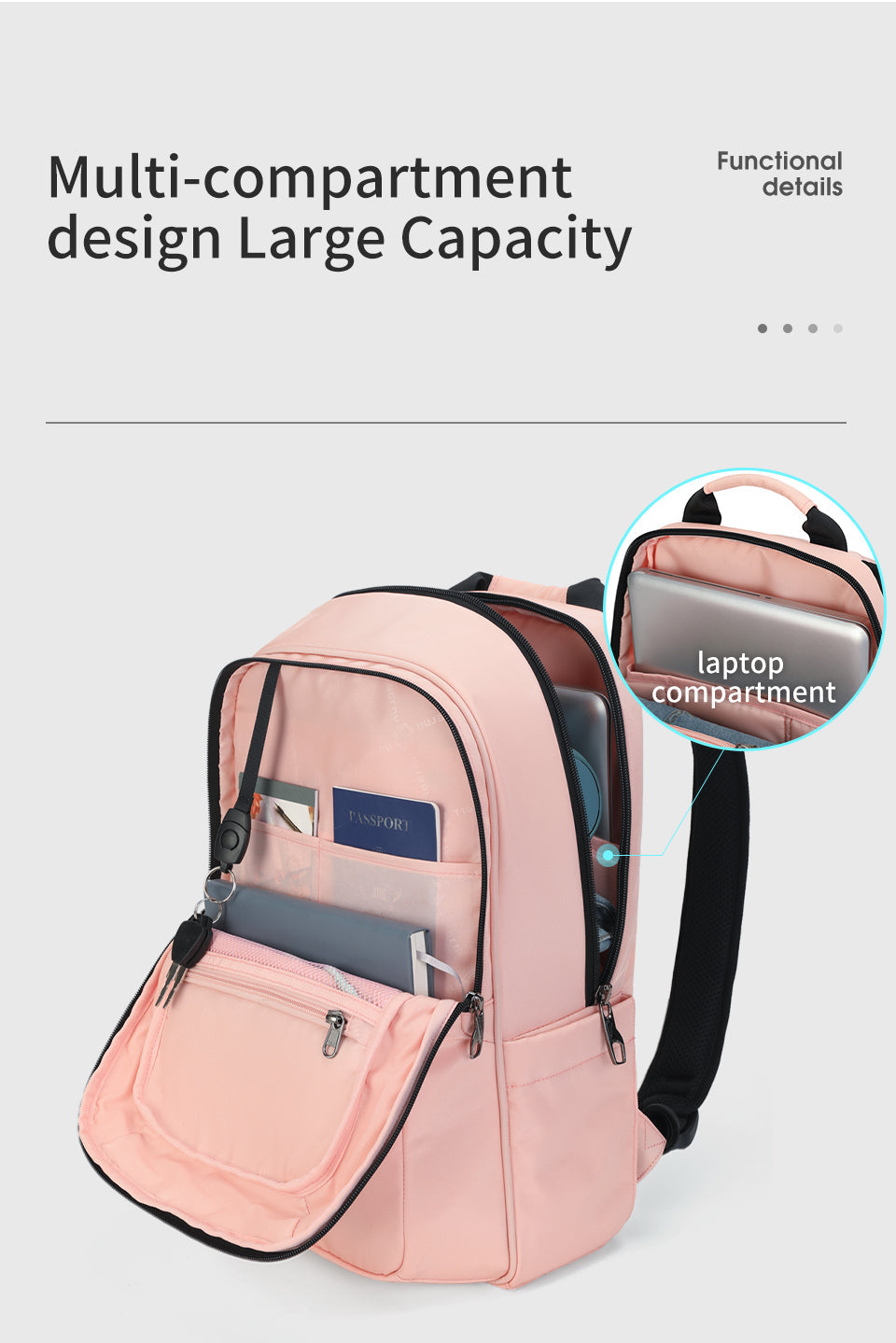 tigernu laptop backpack T-B3090B
