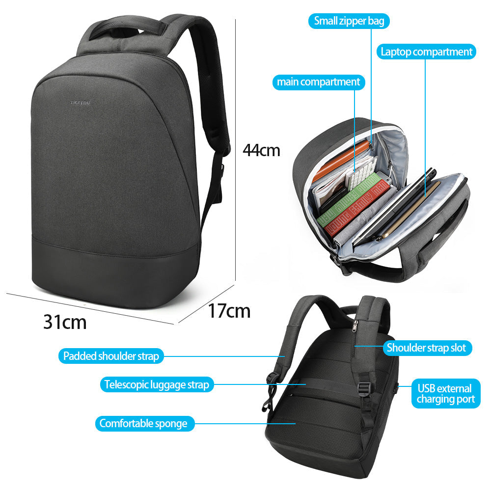Minimalist Laptop Backpacks That Actually Work: The TIGERNU T-B3595 Game Changer