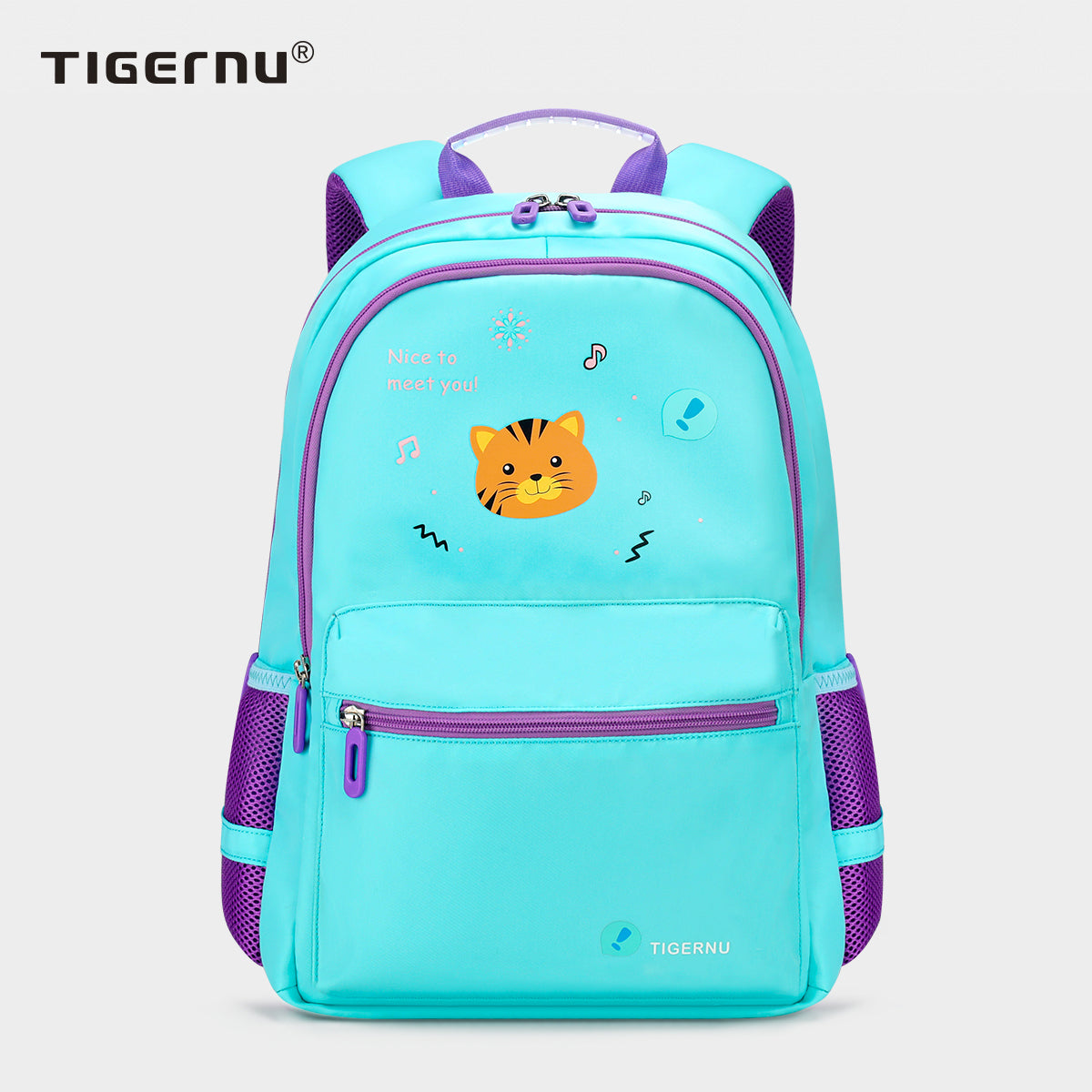 Tigernu girls' and boys' school backpacks, children's spacious waterproof reflective design backpacks, lovely children's backpacks