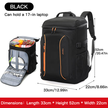 High Quality Custom Logo Portable Cooler Bags Multifunctional Heat Cold Preservation Picnic Bag Outdoor Camping Backpack