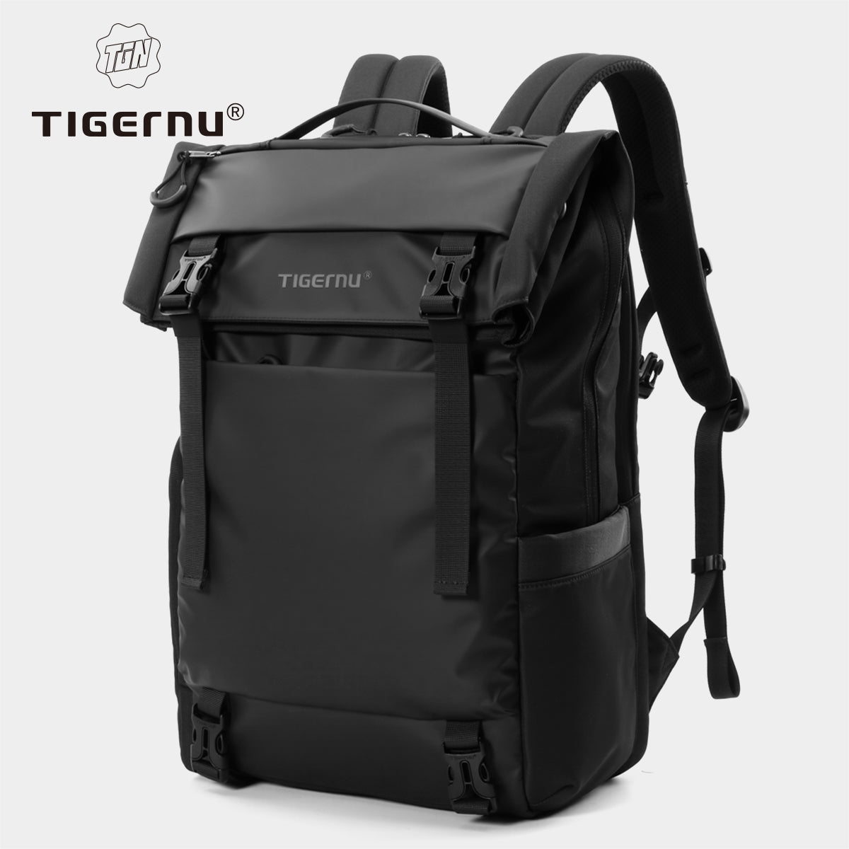 TIGERNU T-B91025 Expandable Travel Backpack 28-38L Laptop Compatible