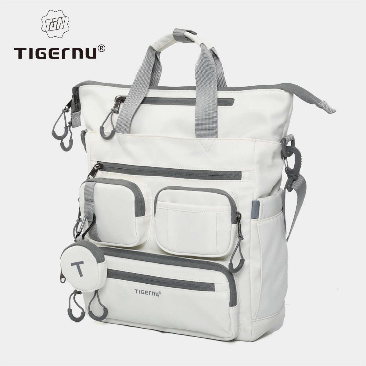 Sac à dos professionnel TIGERNU T-B91126, compatible avec ordinateur portable 15,6 pouces, compartiments multiples