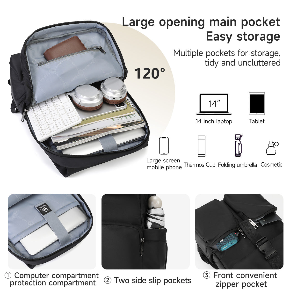 TIGERNU T-B91050 Professional Business Backpack