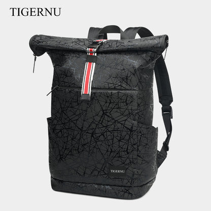 Luxury designer men's laptop backpack 15.6 inches, fashionable new design, casual style school backpack for boys
