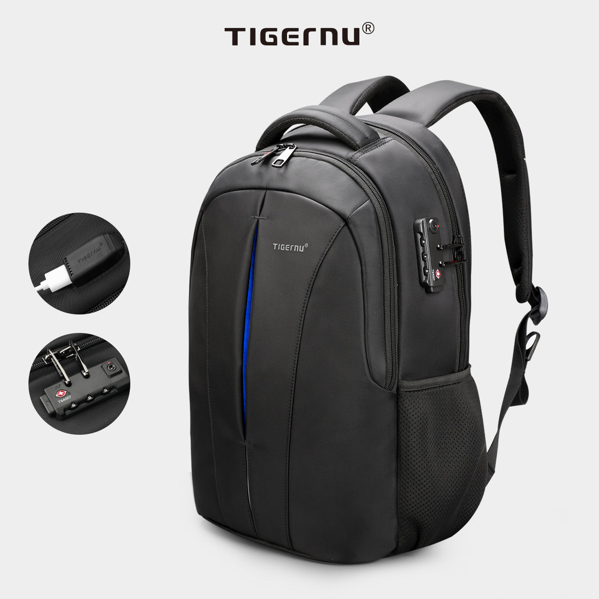 TIGERNU T-B3105 TSA Lock Business Travel Backpack