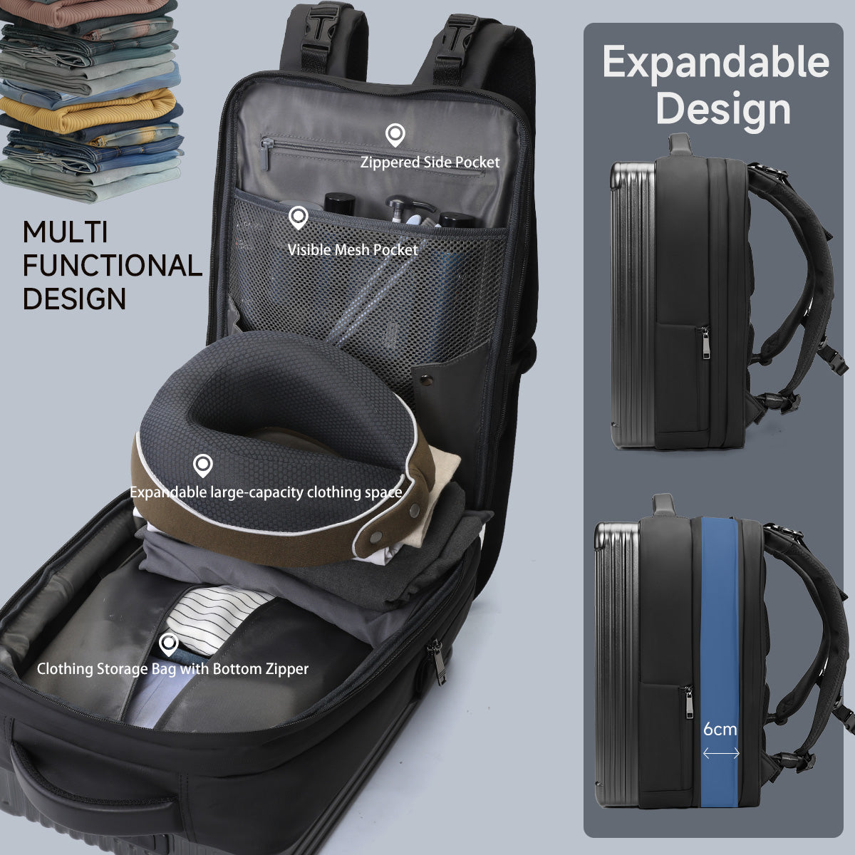 Tigernu New Design Leisure Large Capacity Commuting Business Travel Backpack Water-resistant Computer Bag for Men