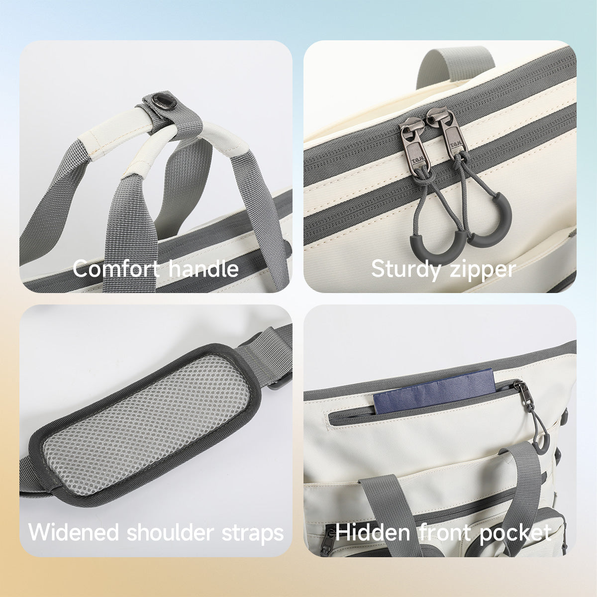 Sac à dos professionnel TIGERNU T-B91126, compatible avec ordinateur portable 15,6 pouces, compartiments multiples