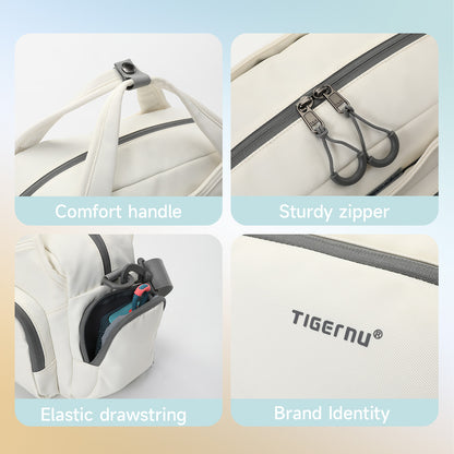 TIGERNU T-S81195 Sac à main polyvalent 8 L à compartiments multiples avec bretelles ergonomiques