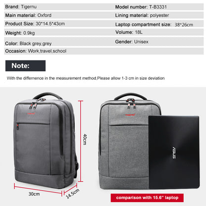 Fashion design laptop backpack