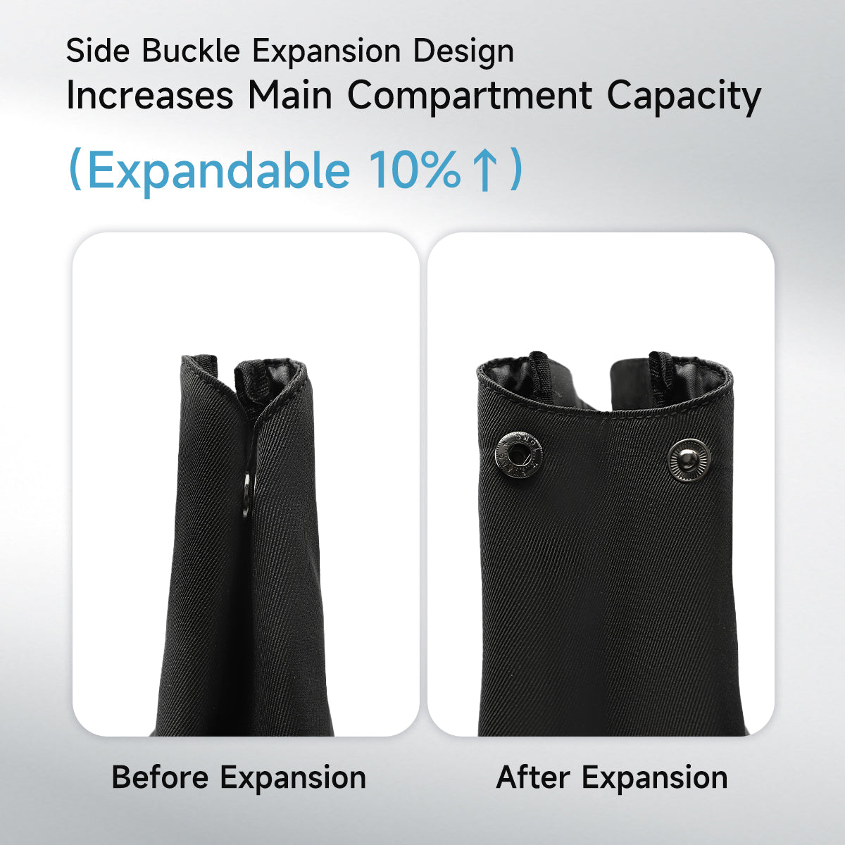 TIGERNU T-B91025 Expandable Travel Backpack 28-38L Laptop Compatible