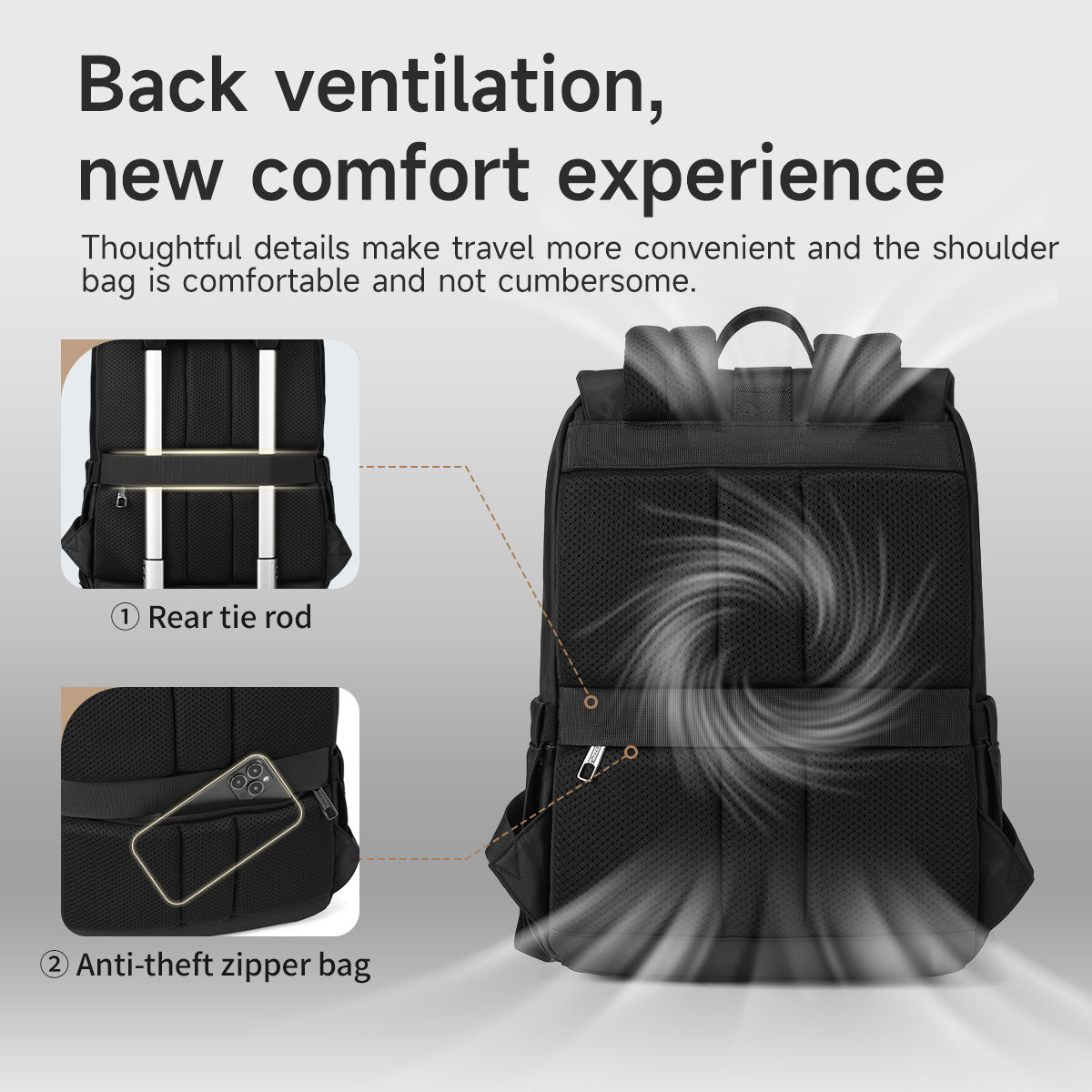 TIGERNU T-B91050 Professional Business Backpack