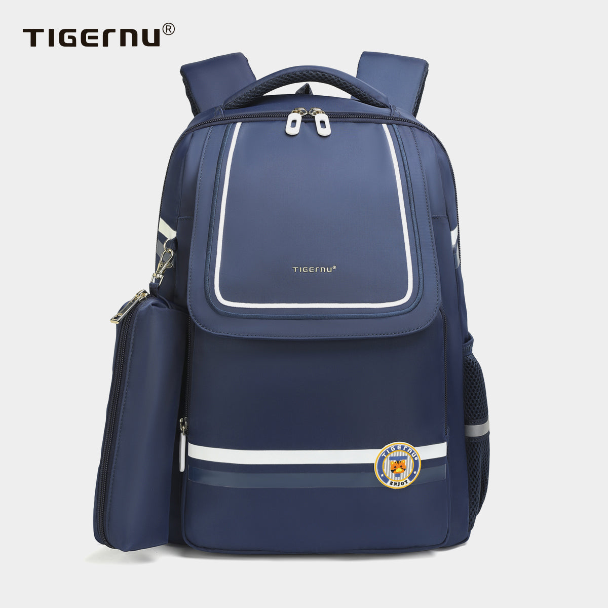 Tigernu T-B9037 light weight reflective stripe bag school backpacks stylish student backpack