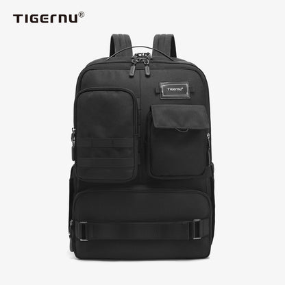 Double layer 17.3 inch laptop backpack, lifetime warranty, men's wa... – TIGERNU