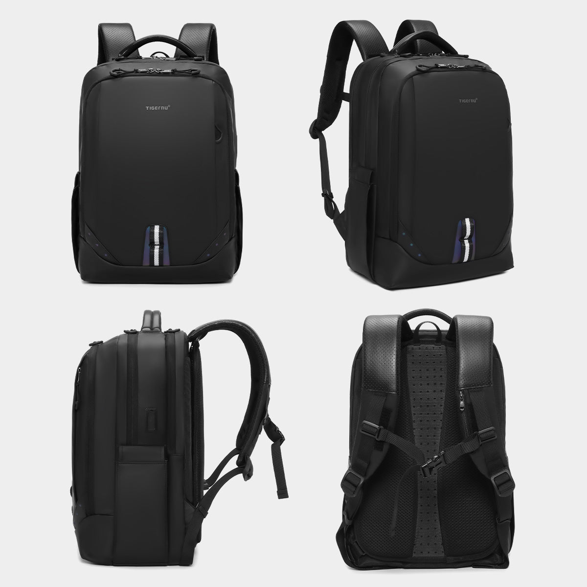Tigernu T-B91068 Large Capacity USB Oxford Waterproof Anti-Theft Laptop Backpack