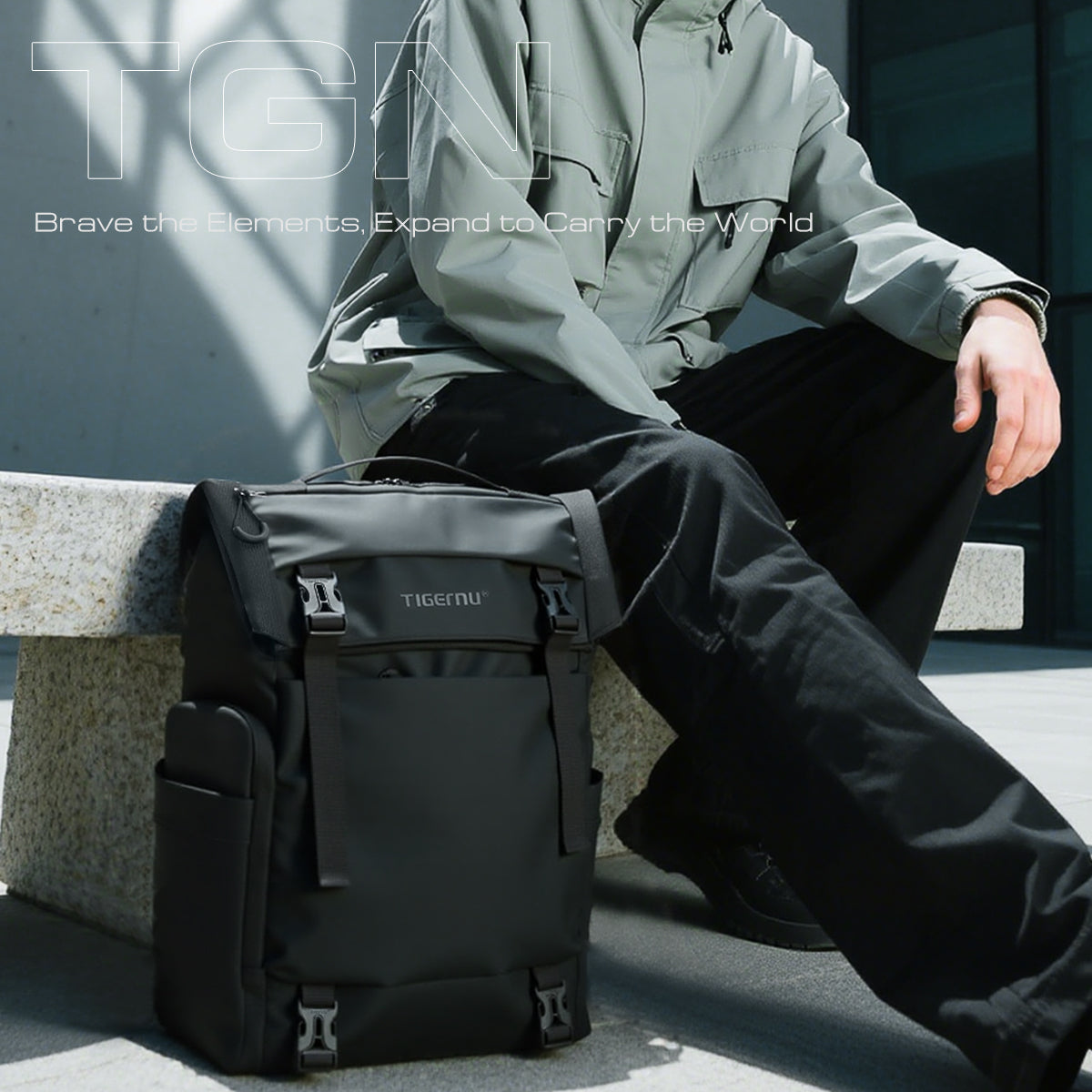 TIGERNU T-B91025 Expandable Travel Backpack - Thumbnail 5