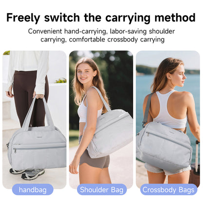 TIGERNU T-N1062 Multi-Compartment Travel Tote Bag with Shoulder Strap