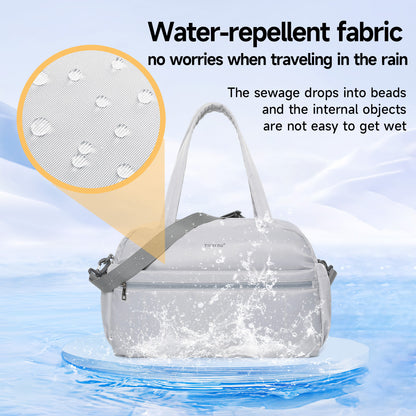 TIGERNU T-N1062 Multi-Compartment Travel Tote Bag with Shoulder Strap