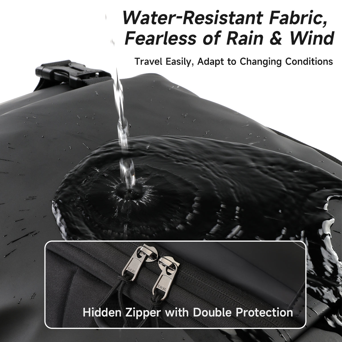 TIGERNU T-B91025 Expandable Travel Backpack 28-38L Laptop Compatible