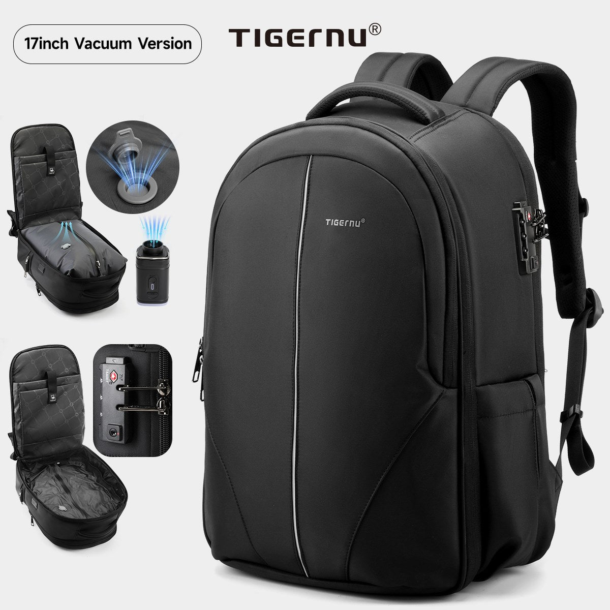 TIGERNU T-B3105 TSA Lock Business Travel Backpack