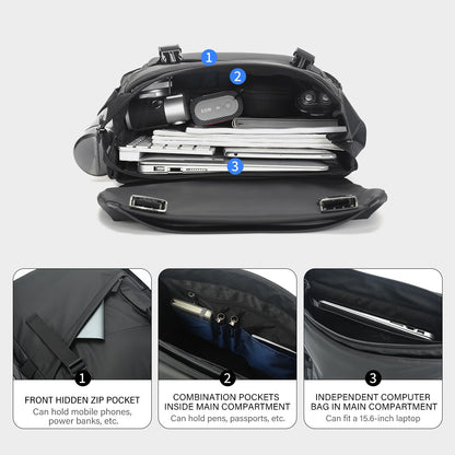 15.6 inch laptop compartment backpack