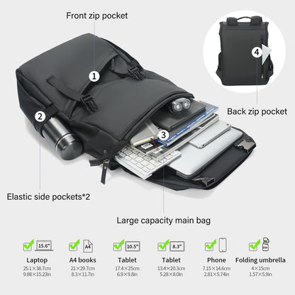minimalist business backpack daily carry backpack