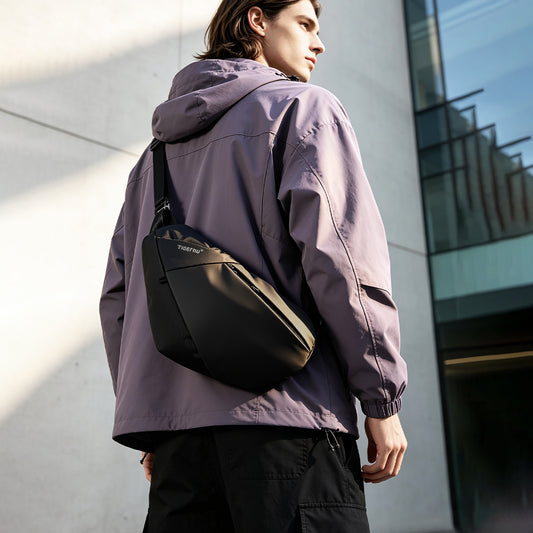 TIGERNU T-S81292A Lightweight Anti-Theft Sling Bag with Magnetic Snap Buckle (3.2L)