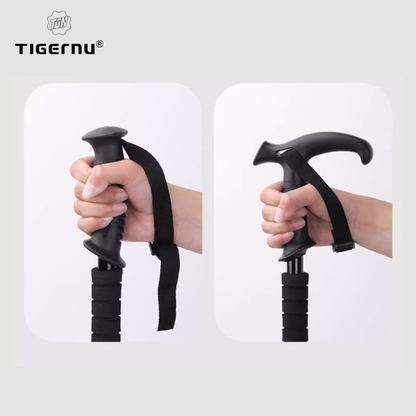 Tigernu Outdoor hiking trekking poles with carbon fiber lightweight design
