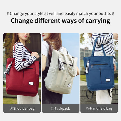 Women's Convertible Laptop Tote Backpack for Work & Commute