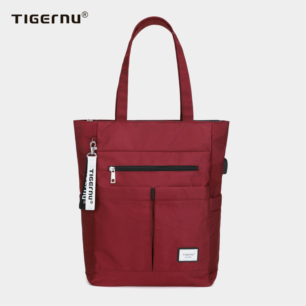 Tigernu T-S8632 fashion water proof usb charging casual sport laptop bag backpack for girls women