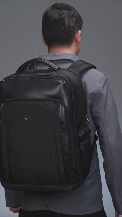 Double layer men's backpack, lifetime warranty, laptop backpack 15.6 inches, travel bag, designer men's backpack, classic series